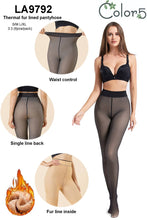 Load image into Gallery viewer, Thermal fleece winter fashion pantyhose stocking leggings