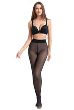 Load image into Gallery viewer, Thermal fleece  winter fashion pantyhose stocking leggings
