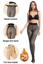 Load image into Gallery viewer, Thermal fleece  winter fashion pantyhose stocking leggings
